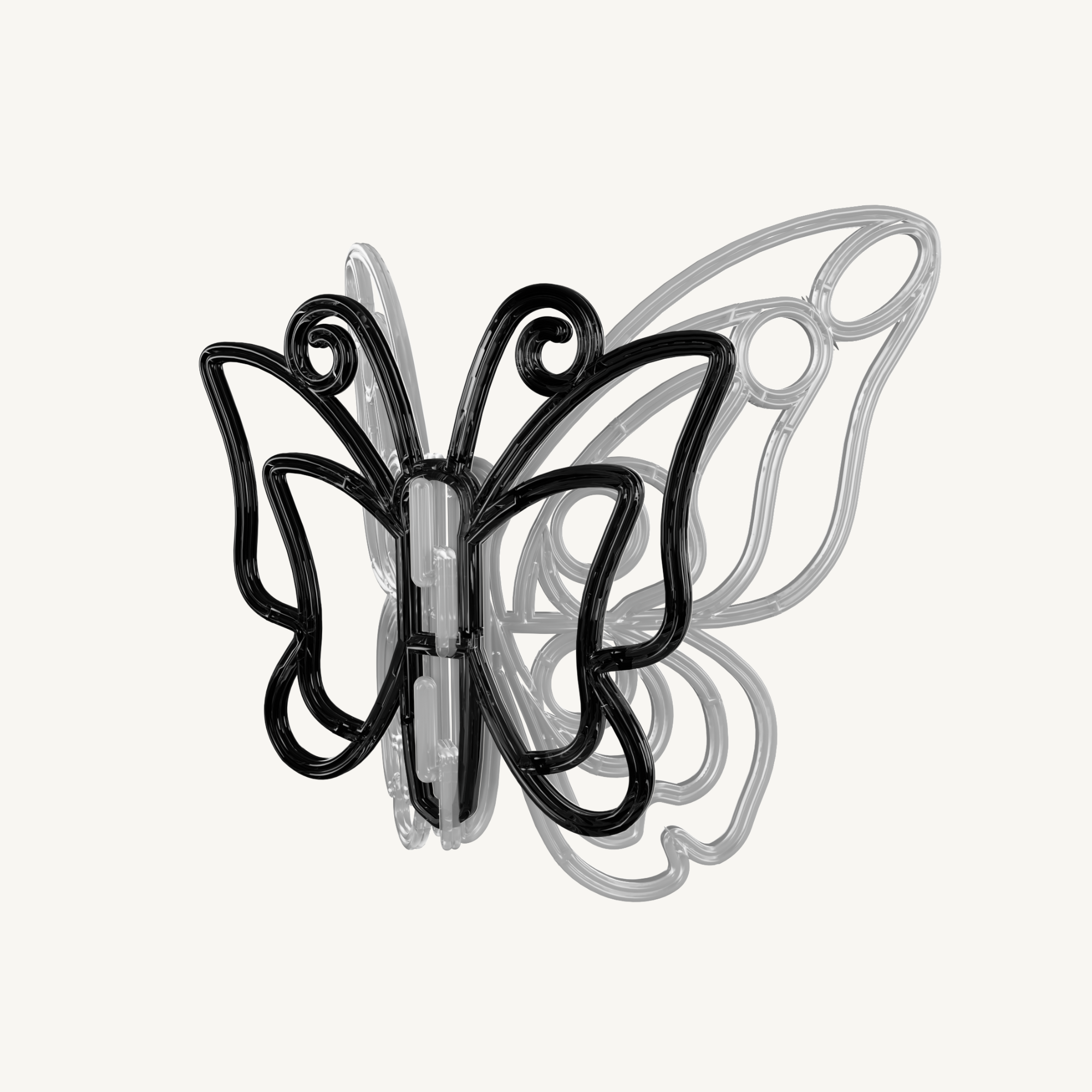 Décor suspension 3D Papillon pop H0,51 x L0,62 x P0,24m